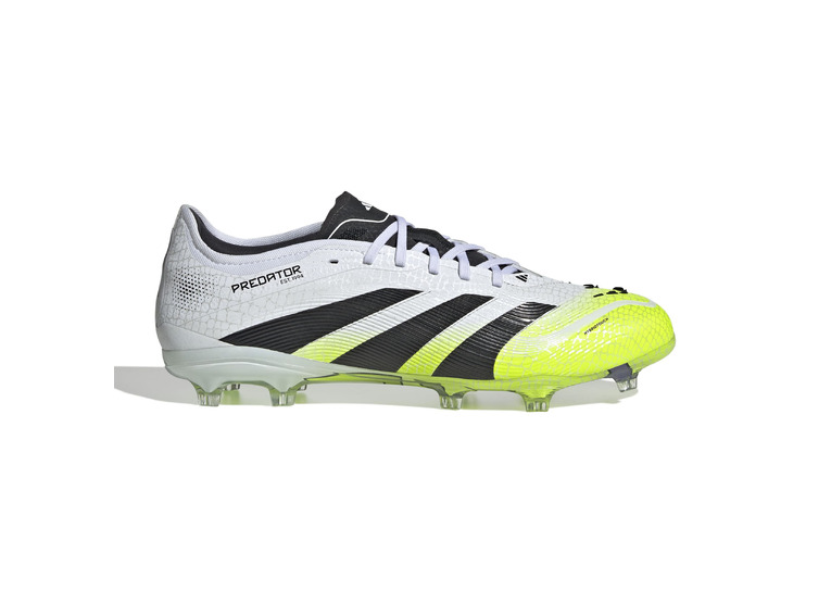 Adidas Predator Pro FG voetbalschoen wit/zwart/lucid lemon