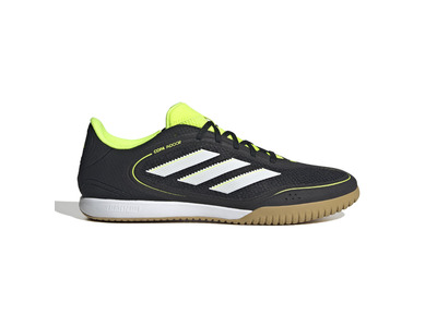 Adidas Copa Court League IN voetbalschoen zwart/lucid lemon