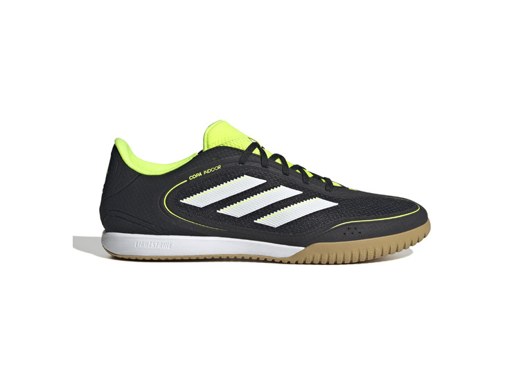 Adidas Copa Court League IN voetbalschoen zwart/lucid lemon