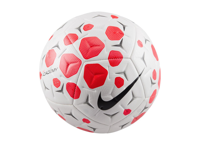 Nike Academy voetbal wit/bright crimson