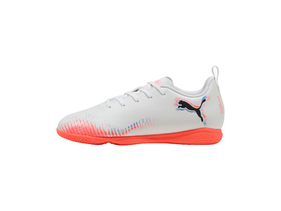 Puma Jr. Future 8 Match FG/AG voetbalschoen wit/glowing red