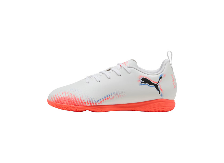 Puma Jr. Future 8 Match FG/AG voetbalschoen wit/glowing red