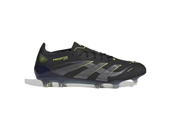 Adidas Predator Elite FG voetbalschoen zwart/lucid lemon