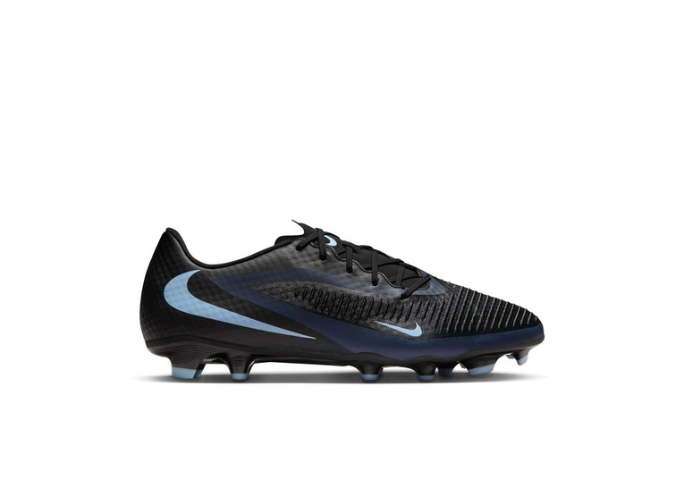 Nike Phantom 6 low Academy FG voetbalschoen zwart/blauw
