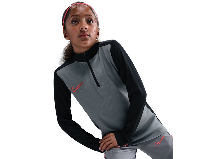 Nike Academy Dri-FIT trainingstop cool grey/zwart/bright crimson KIDS