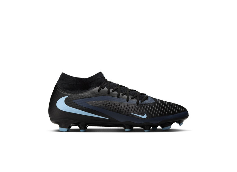 Nike Phantom 6 high academy FG voetbalschoen zwart/blauw