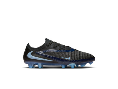 Nike Phantom 6 low elite FG voetbalschoen zwart/blauw