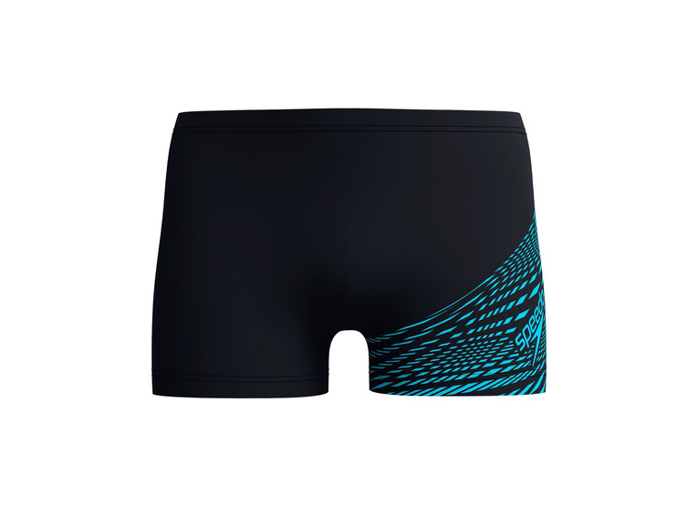 Speedo Eco Medley logo zwembroek zwart/picton blue heren