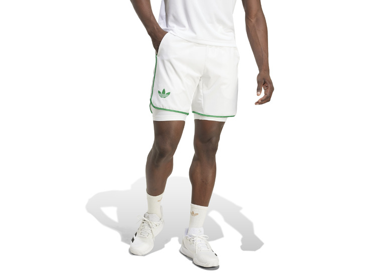 Adidas Tennis Climacool Short Set wit/groen heren