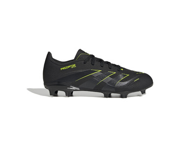 Adidas Jr. Predator League FG/MG voetbalschoen zwart/lucid lemon KIDS