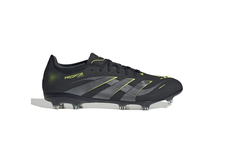 Adidas Predator Pro FG voetbalschoen zwart/lucid lemon