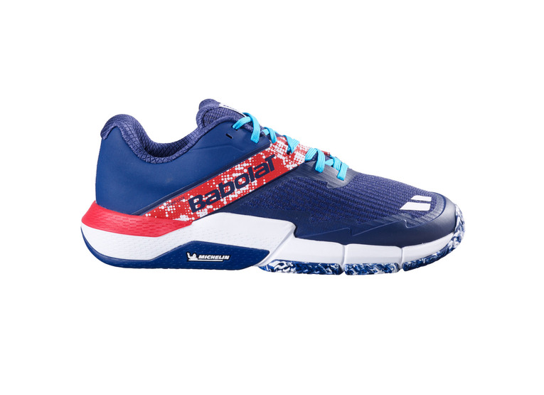 Babolat Movea 2 tennisschoen dark blue/chili red heren