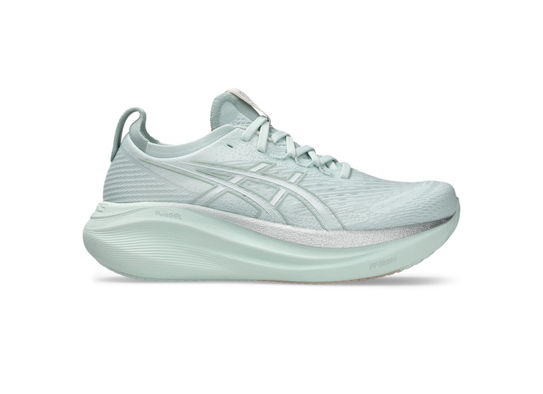 Asics Gel-Nimbus 27 loopschoen pure aqua/wit dames