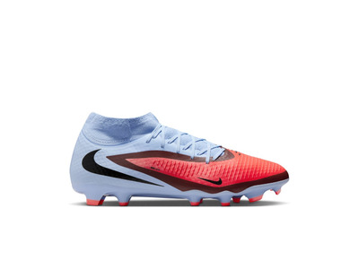 Nike Phantom 6 high academy FG voetbalschoen royal tint/bright crimson