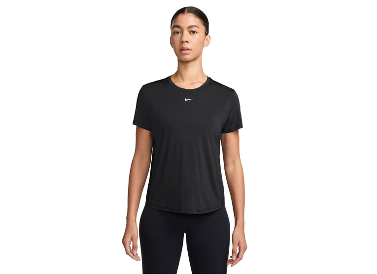 Nike One Classic Dri-FIT T-shirt zwart dames