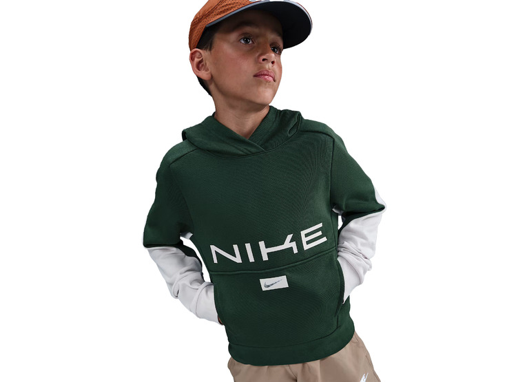 Nike Multi Dri-FIT fleecehoodie fir/light orewood brown KIDS