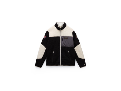 Napapijri Yupik fleece zwart/wit heren