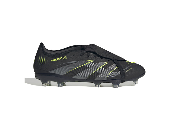 Adidas Predator Pro Fold-Over Tongue FG voetbalschoen zwart/lucid lemon