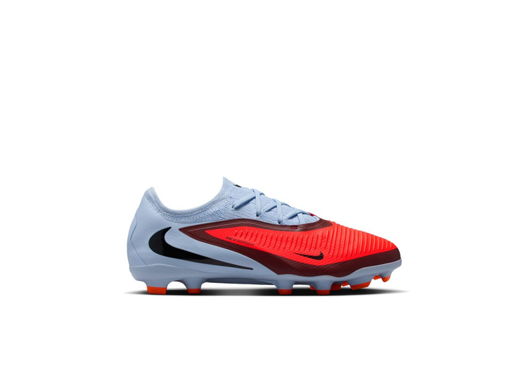 Nike Jr. Phantom 6 low Pro FG/MG voetbalschoen royal tint/bright crimson KIDS