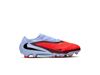 Nike Phantom 6 low pro FG voetbalschoen royal tint/bright crimson
