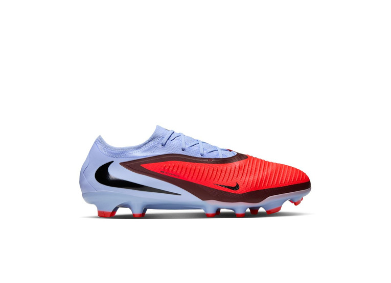 Nike Phantom 6 low pro FG voetbalschoen royal tint/bright crimson