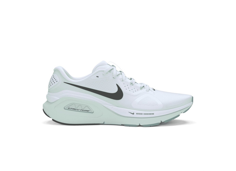 Nike Structure 26 loopschoen wit/barely green/mint dames