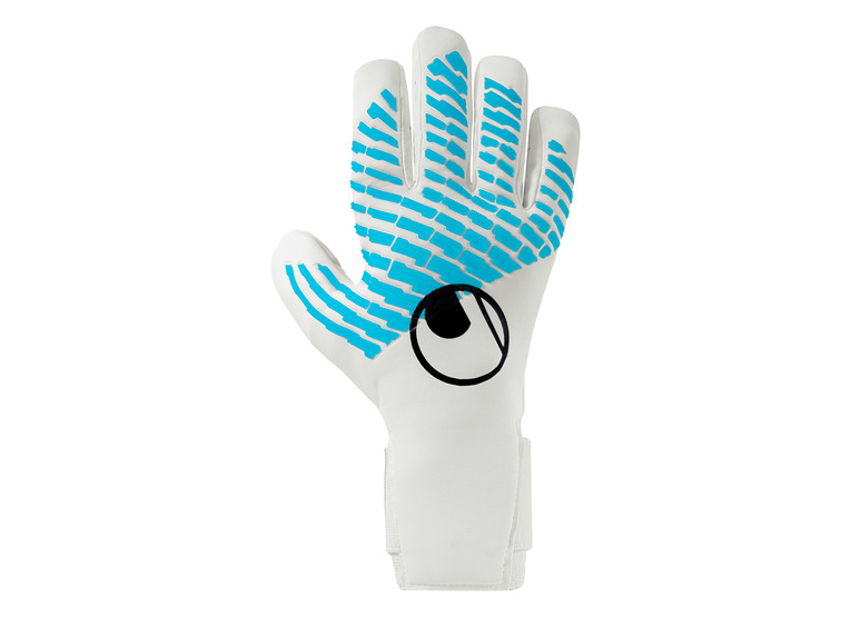 Uhlsport FM Cybertec absolutgrip HN fit keepershandschoen wit/blauw