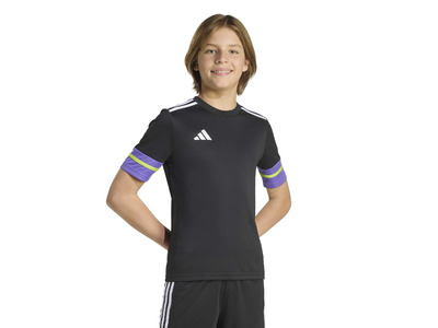 Adidas Squadra 25 voetbalshirt zwart/paars KIDS