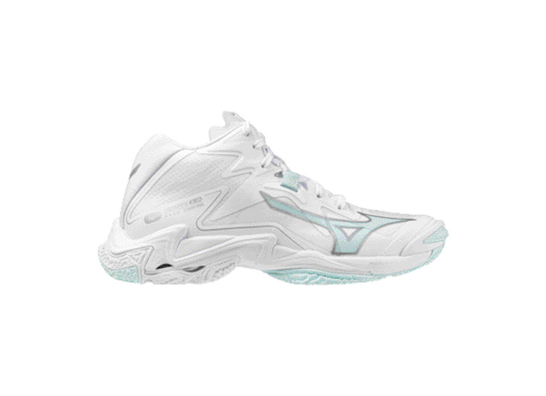 Mizuno Wave Lightning Z8 MID volleybalschoen wit/blue tint dames