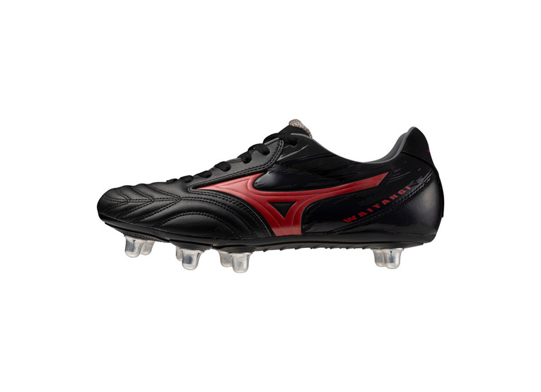 Mizuno Waitangi PS rugbyschoen zwart/rood