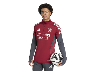 Adidas Arsenal Tiro 25 Competition Trainingsjack grijs/rood heren