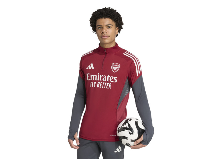 Adidas Arsenal Tiro 25 Competition Trainingsjack grijs/rood heren