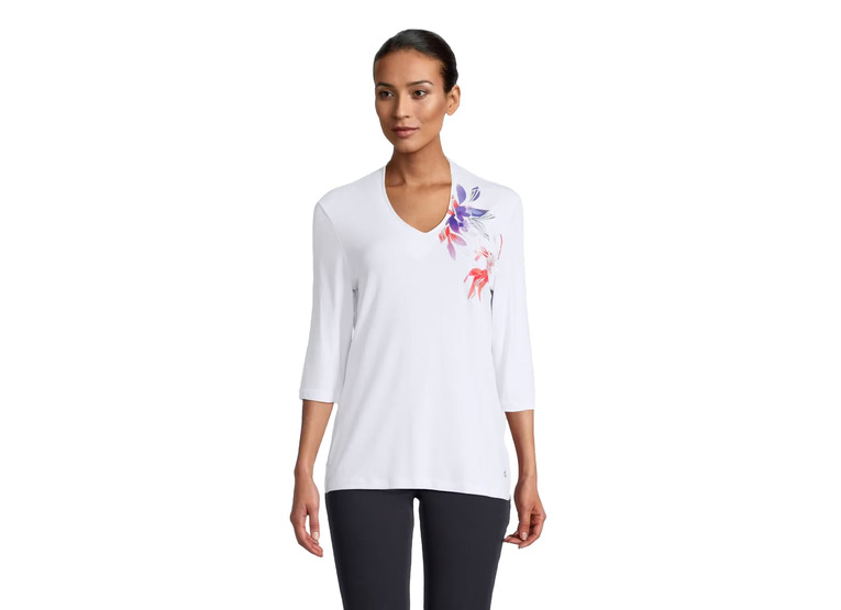 Joy Jorina 3/4-arm T-shirt wit dames