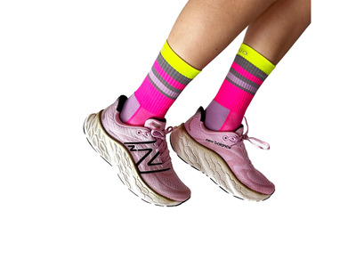 GoFluo Ray loopkousen roze unisex