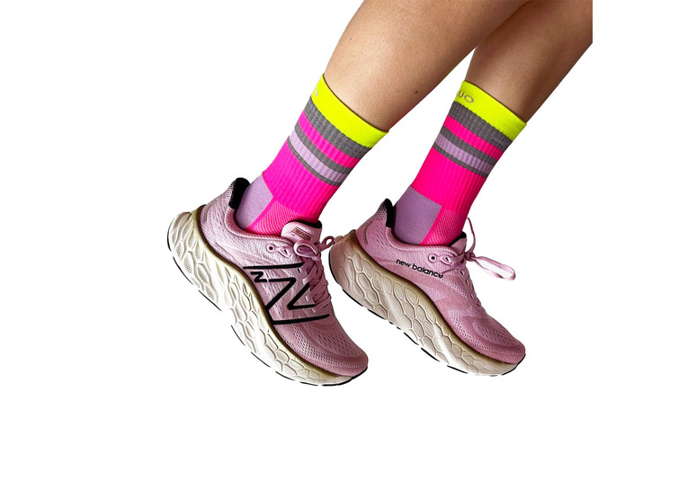 GoFluo Ray loopkousen roze unisex