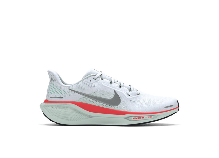 Nike Pegasus 41 loopschoen wit/barely green heren