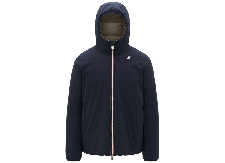 K-Way Jack St Thermo reversible winterjas blue depth/green oak heren
