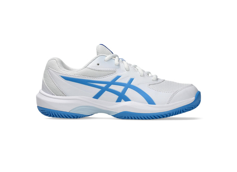 Asics Gel-Game GS Clay/OC tennisschoen wit/blue coast KIDS