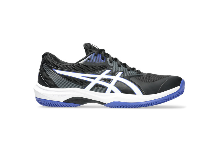 Asics Game FF Clay/OC tennisschoen zwart/wit/blauw heren