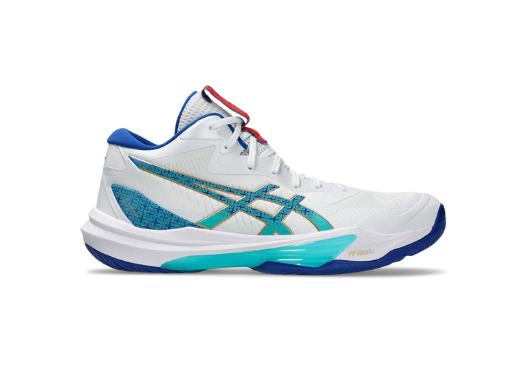 Asics Sky Elite FF MT 3 volleybalschoen wit/asics blue heren