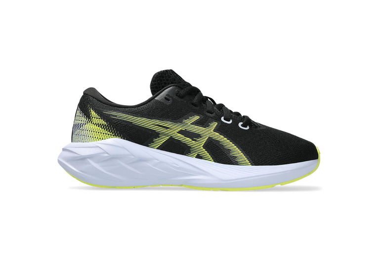 Asics Novablast 5 GS loopschoen zwart/citron KIDS