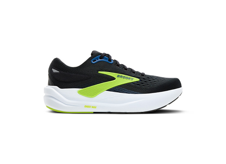 Brooks Ghost Max 3 loopschoen zwart/navy/acid lime heren