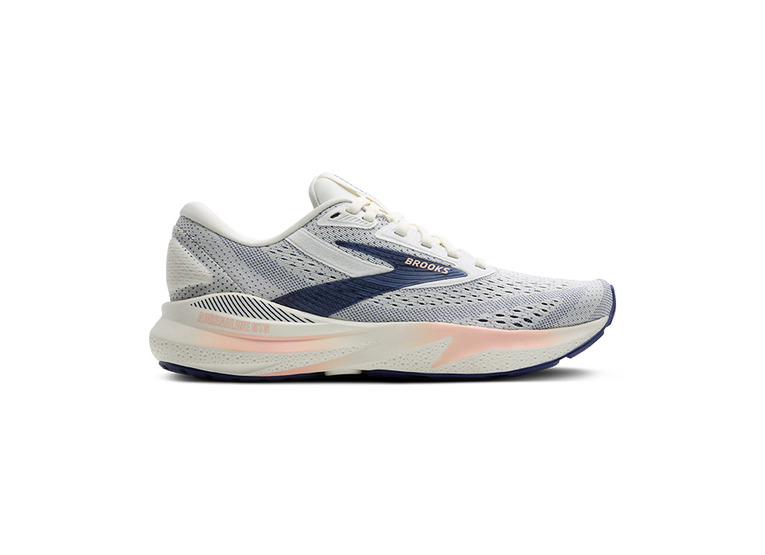 Brooks Adrenaline GTS 24 loopschoen grijs/blue ribbon/peach dames