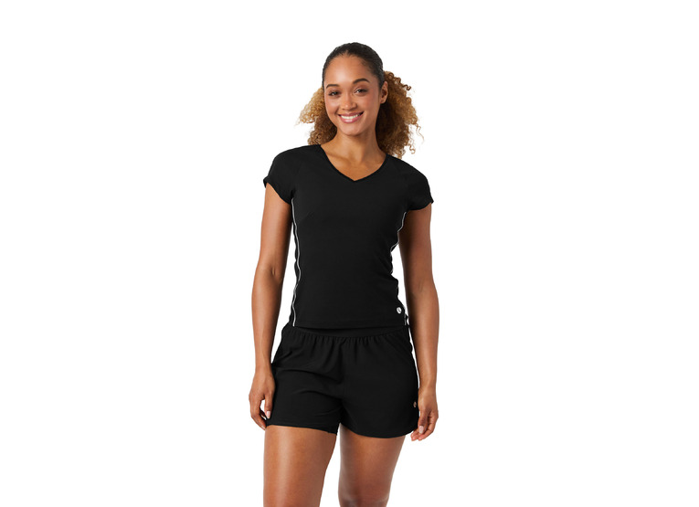Bjorn Borg Ace V-neck T-shirt zwart dames