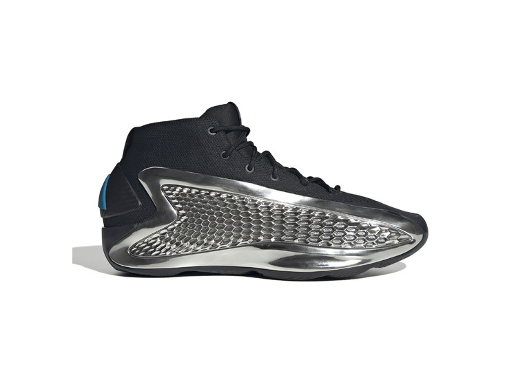 Adidas Anthony Edwards 1 Low basketbalschoen zwart/silver metallic unisex