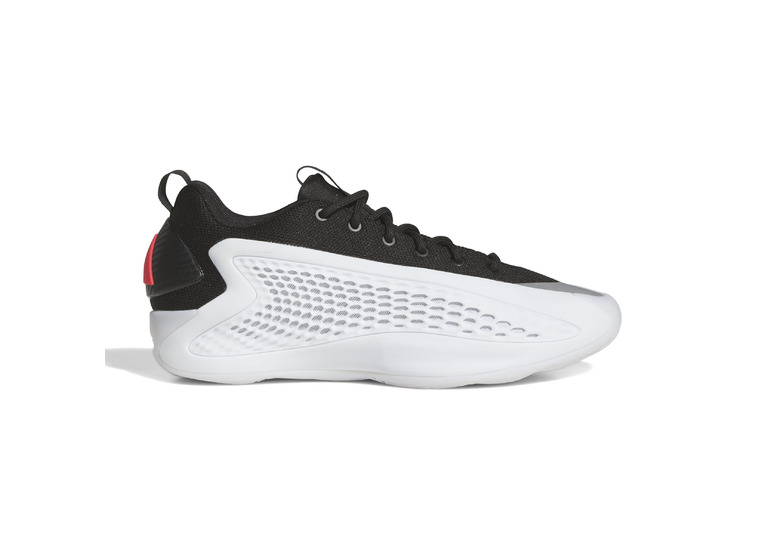Adidas Anthony Edwards 1 Low basketbalschoen wit/zwart unisex