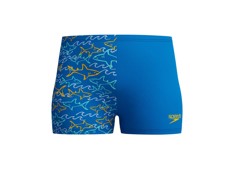 Speedo Allover zwembroek blauw/geel kleuters