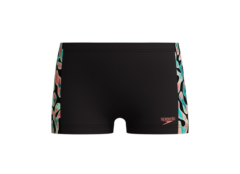 Speedo Panel zwembroek zwart/oranje