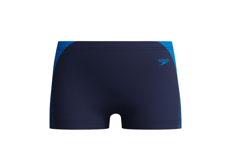 Speedo Eco Hyperboom logo zwembroek navy KIDS