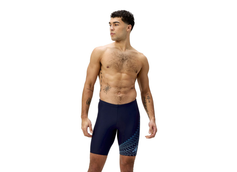 Speedo medley logo jammer navy/blauw heren
